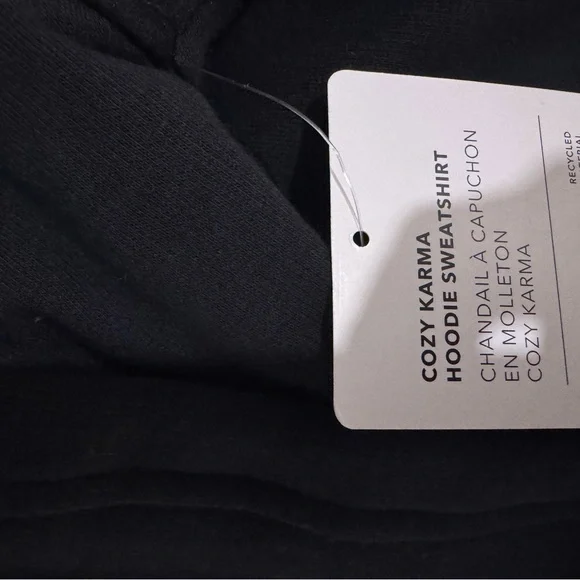 Athleta Black Cozy Karma Hoodie Sweatshirt - Picture 5 of 7